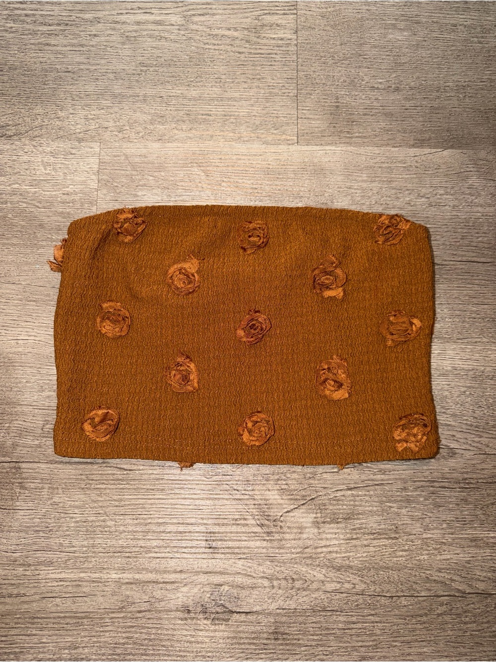Cider Women’s Burnt Orange Floral Tube Top